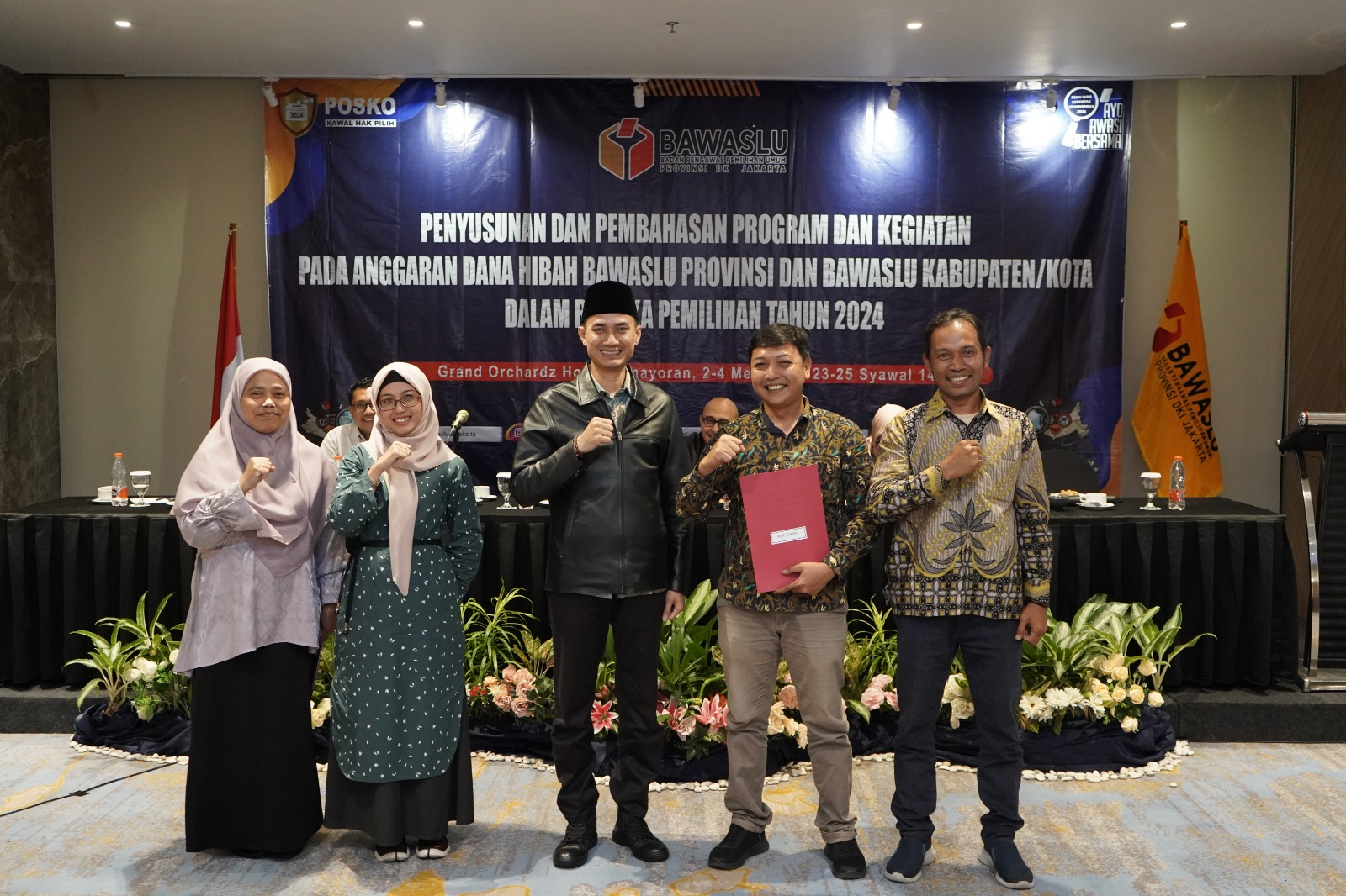 serah terima RAB untuk Pilkada DKI Jakarta 2024