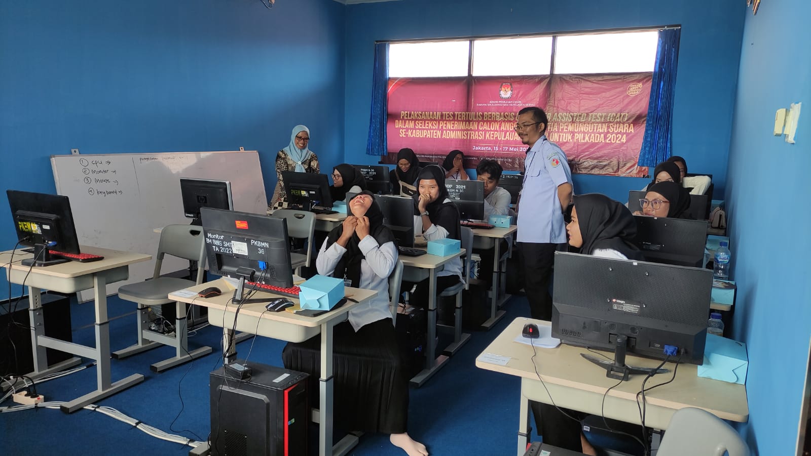 pengawasan rekrutmen PPS Kelurahan Pulau Kelapa