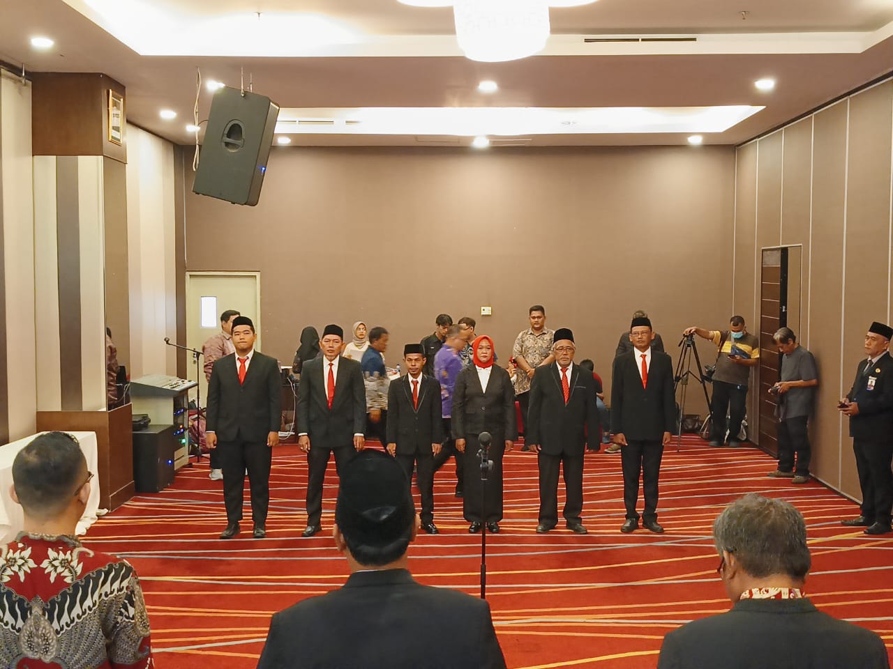 Pelantikan dan pembekalan Panwascam Se-Kabupaten Adm. Kepulauan Seribu