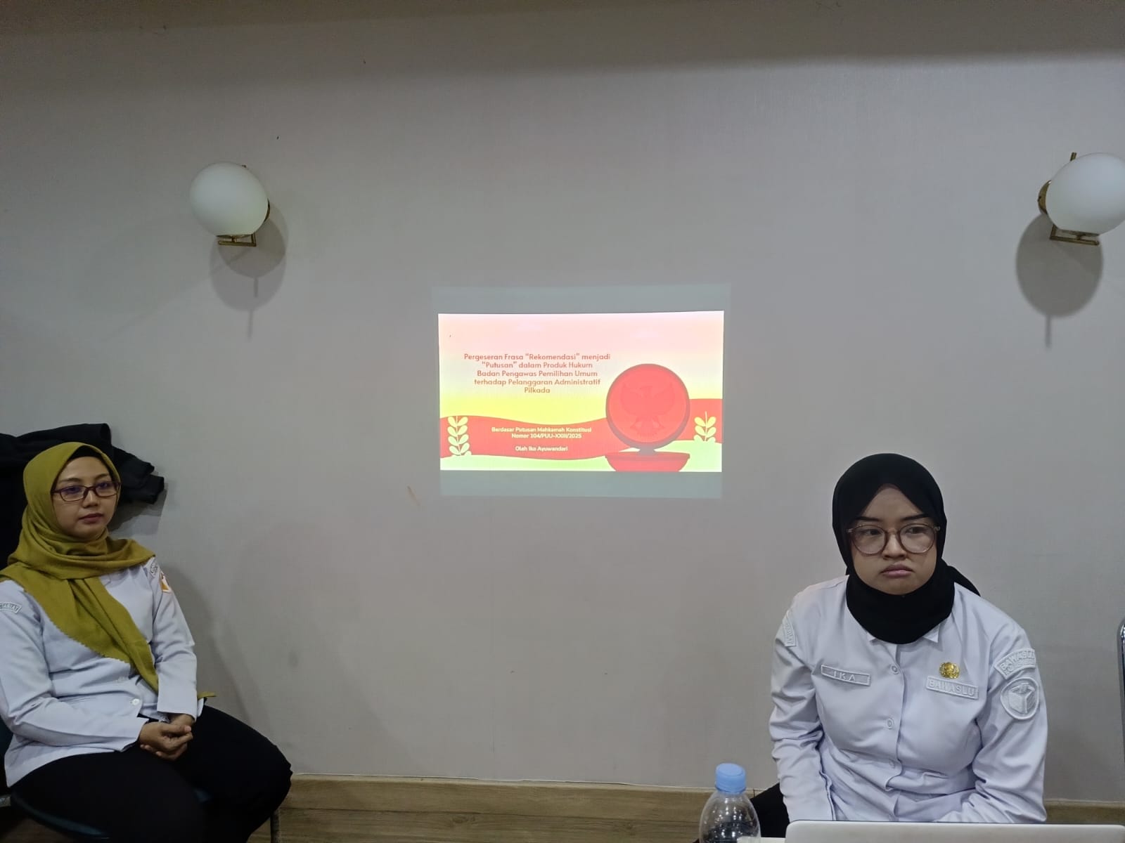 Ika Ayuwandari saat penyampaian materi